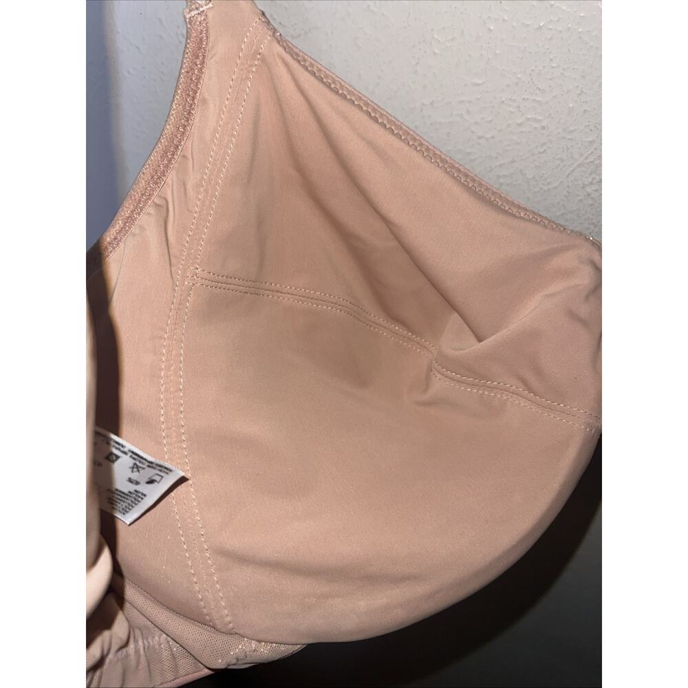 Glamorise MagicLift Support Bra 42DD US / 42DD UK Nude Beige Tan 1247 - Picture 10 of 12